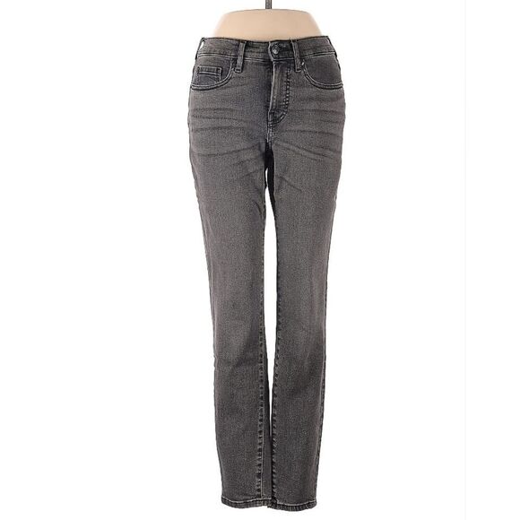 Everlane Ankle Skinny Jeans Women Sz 26 Gray MidRise Normcore Clean Girl Capsule - Picture 2 of 10